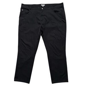Peter Millar eb66 Performance Five Pocket Pants Mens 44x32 (Fits 44x30) Black